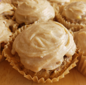 Homemade Banana Cupcakes with Cream Cheese Frosting!